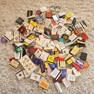160 Vintage Matchbox Sticks with Original Boxes Intact